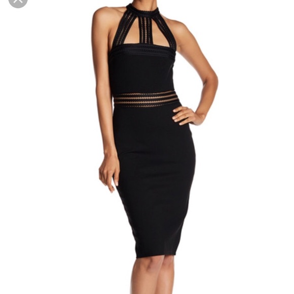 just me Dresses & Skirts - Black halter sheath dress